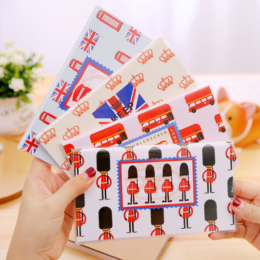 Monthly Planner Journal Notebook London Souvenirs London bus telephone Perfect For Home/Study or Office Use Gift Notepad for school writing (A(Random Color))