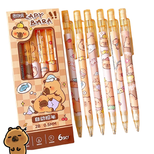 Mechanical Automatic 4pcs Pencil Set 0.5 mm for Office School Stationary Supply Party Favour Bag Fillers Gift Girls Boys writing