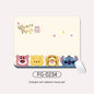 Cute Stitch Winnie Girls Boys Kids Women Mouse Mat Pad Computer PC Laptop Gaming Office School Study Home Desk Accessory（set01)