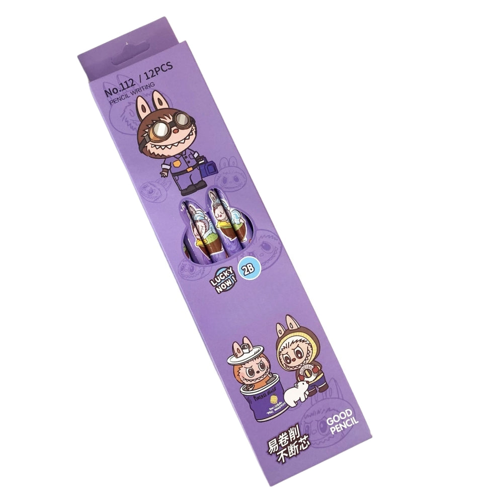 12 Pack Princess Spider HB Pencils with erasers Kids Children Party Bag Fillers School Office