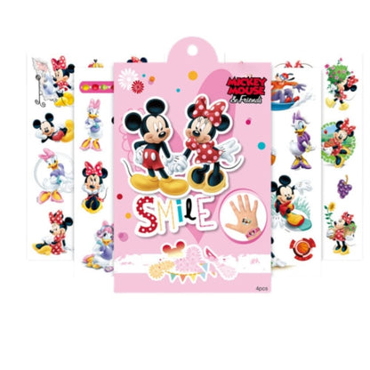4 Sheets Kids Girls Princess Mermaid Temporary Tattoos Sticker Birthday Party Bag Fillers Favors Supplies Gifts Goodies,Fake Waterproof Temporary Tattoo Set