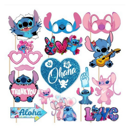 22 Pack Stitch Cupcake Birthday Cake Toppers Glitter Tea Party Eat Me Cupcake Picks Tea Party Cake Decorations Babyshower Boy Girl Kids Birthday Tea Party Supplies