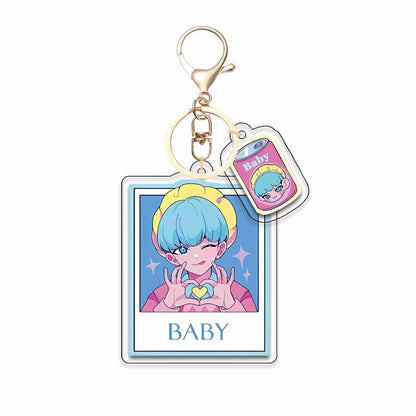 Kpop 3pcs Demon Keychain, Cartoon Hunters Figure Key Pendants Silicone for Bag backpack Keyring Decoration Pendants Adults Party Favors Birthday Party Supplies（B）