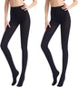 2 Pairs Women 80 Denier Matte Opaque Stretch Fit Soft Black Tights