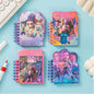 4PCS cute unicorn bus Notebook Wirebound Small Mini Pocket Journal Diary for Girls Boys Kids Gift Spiral bound A7 Lined Notebook Writing Drawing Notepad(Kpop)