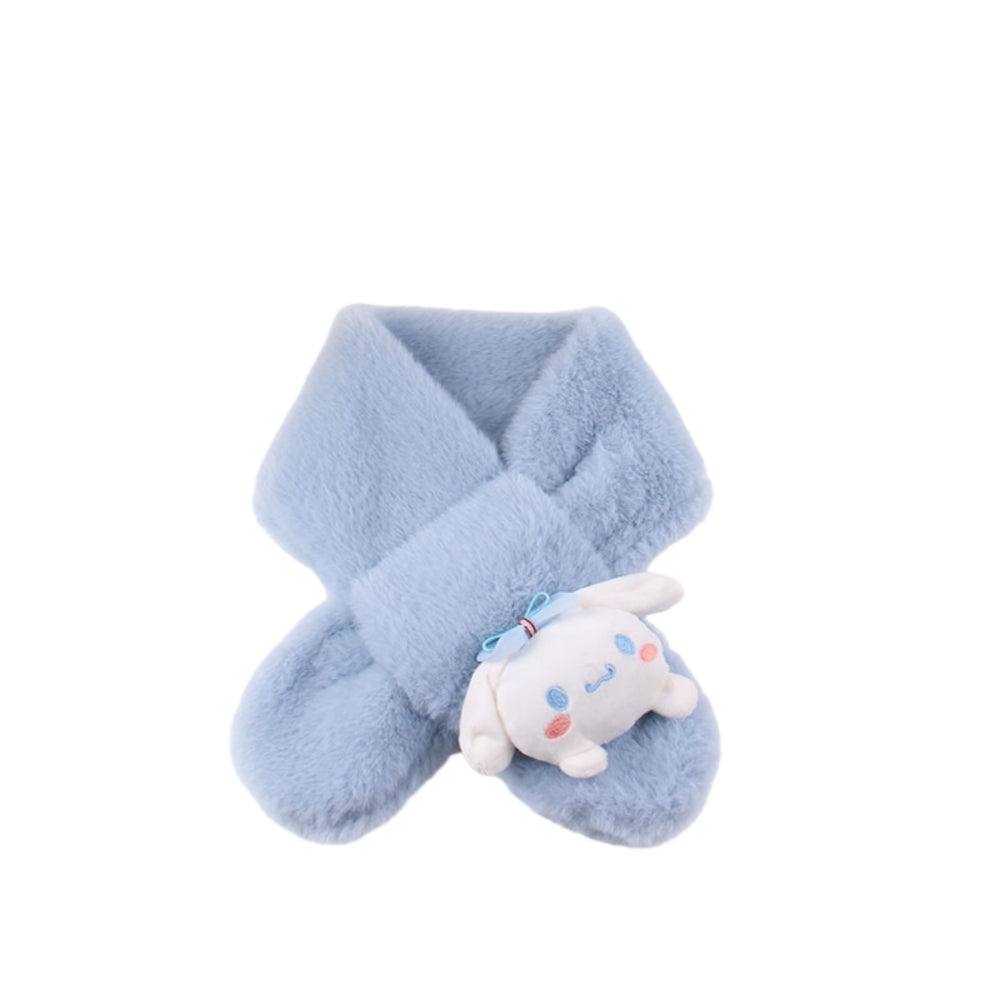 Kids Winter Beanie Scarf for 2-10 Years Old Boys Girls.Outdoor Warm Fleece Lined Thermal Knit Fluffy Pom