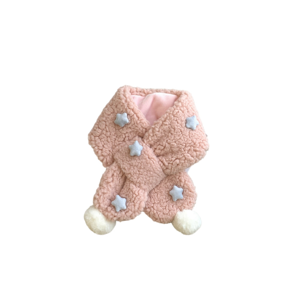 Kids Winter Beanie Scarf for 2-10 Years Old Boys Girls.Outdoor Warm Fleece Lined Thermal Knit Fluffy Pom