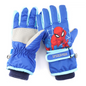 Kids Boy Girl  Waterproof Winter Snow Ski Snowboard Fleece Thermal Warm Outdoor Gloves（Spiderman)