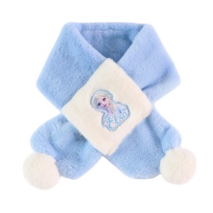 Kids Winter Beanie Scarf for 2-10 Years Old Boys Girls.Outdoor Warm Fleece Lined Thermal Knit Fluffy Pom