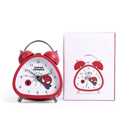 Princess Mermaid Kids digital Alarm Clock for Heavy Sleepers with Twin Bell and Large Digits, Loud Battery Retro Alarm Clock with Night Light for Bedside, Bedroom