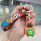 Keyring Keychain School bag Ornament Key Ring Decoration Cute Gifts for Women Girls Boys Pendant Key Chain Jewelry Gift For Kids (Capybara)