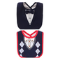 2PCS Baby Kids Bibs BOY MIXED DESIGN COTTON GENTLEMAN BOW FEEDING Bandana Apron Weaning