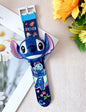 Superhero Robert Watch with 24 Super Projection Cartoon Hero Figurines Princess, Electronic Watch for Boys Girls Projector 3D (Stitch)