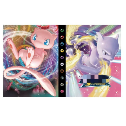 Card Binder for trading cards, 4-Pocket Collection Card Holder, Card Album Case Folder book, 30 Pages 240 Cards Capacity Collectible Card Case Folder Album（Colour 2）