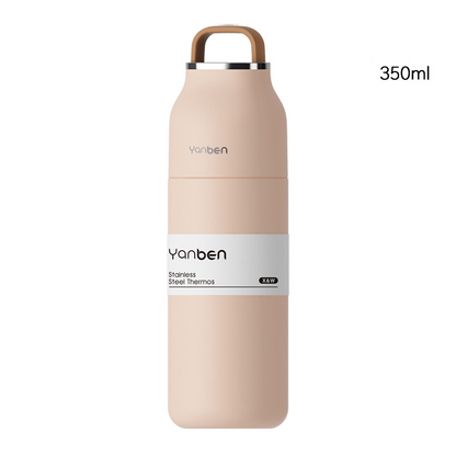 Kids Water Bottles for Girls, Stainless Steel Water Bottle for School, Vacuum Insulated, BPA-Free, Leak-Proof, Double-Walled, Metal Drink Bottle Hot Cold