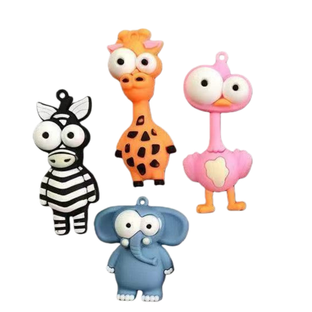 Resins Dachshund Cats dogs Magnets For Fridge Or Whiteboard Fun And Functionality Cartoon Animal Refrigerator Sticker Decors (Animal 4pcs)