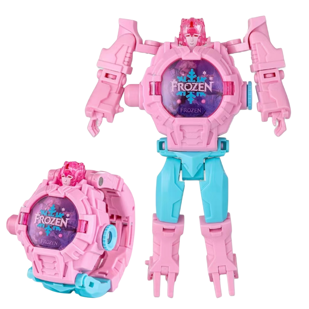 Superhero Robert Watch with 24 Super Projection Cartoon Hero Figurines Elsa  Princess, Electronic Watch for Boys Girls Projector 3D Watch(Spiderman)