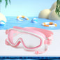 Comfortable Anti-fog Swimming Goggles with case Waterproof UV Protection For Kids Boys Girls Soft Silicone Seals For Comfort Perfect For Lap Triathlon Training & Aquatic Sports（F）