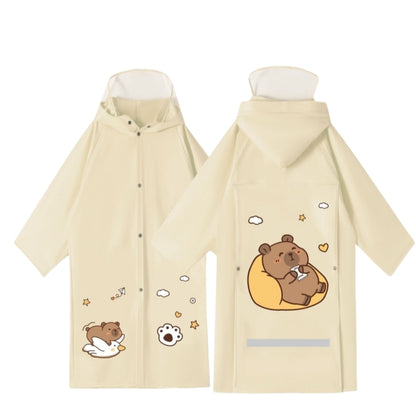 Kids Elsa Spider Raincoats Waterproof Rain Jacket Hooded Rain Poncho Toddler Rain Suit Reusable Rainwear with bag Cover 1-8 Years (UK, Age, 4 Years, 6 Years, Regular, Kuromi)