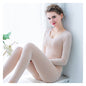 Women Thermal Underwear Set, Thermal Lace lined Long Johns for Ladies, Winter Warm Base Layer Tops & Leggings for Daily Wear and Skiing (Nude, One Size)