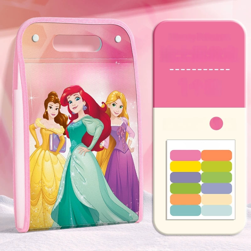 Princess A4 Expanding File Organiser, 13 Compartment Large Capacity Document Folder, Accordion Document Organizer with Colourful Label Tabs, Handle,Office School