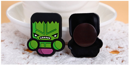 6PCS Toy Princes FRIDGE MAGNET Kids Memo Party Bag Fillers Board 3D Action Figures Gift Refrigerator sticker(Avengers)