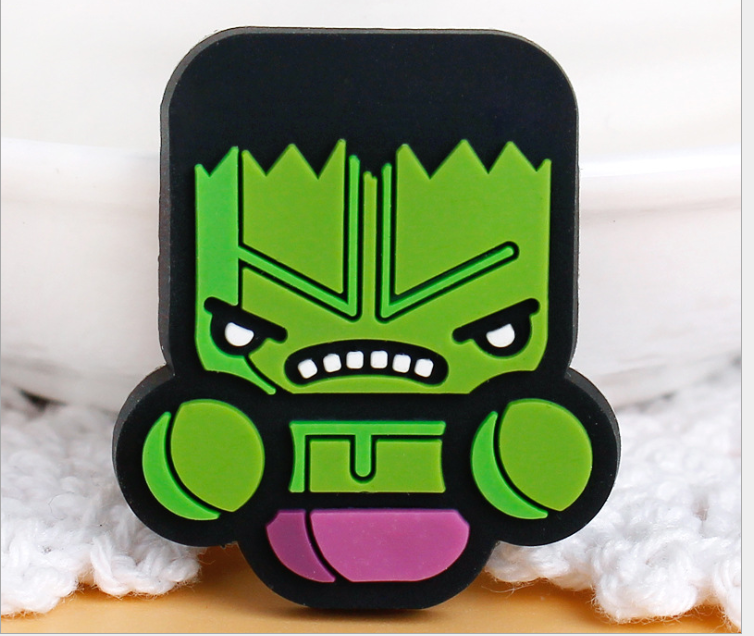 6PCS Toy Princes FRIDGE MAGNET Kids Memo Party Bag Fillers Board 3D Action Figures Gift Refrigerator sticker(Avengers)