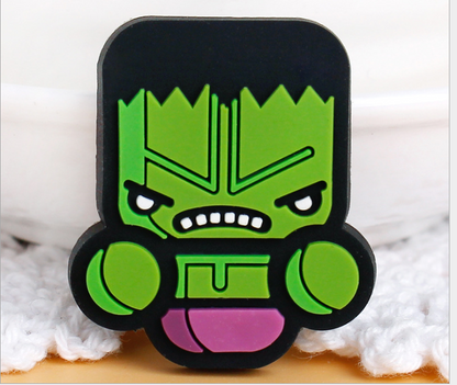 6PCS Toy Princes FRIDGE MAGNET Kids Memo Party Bag Fillers Board 3D Action Figures Gift Refrigerator sticker(Avengers)