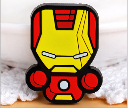6PCS Toy Princes FRIDGE MAGNET Kids Memo Party Bag Fillers Board 3D Action Figures Gift Refrigerator sticker(Avengers)
