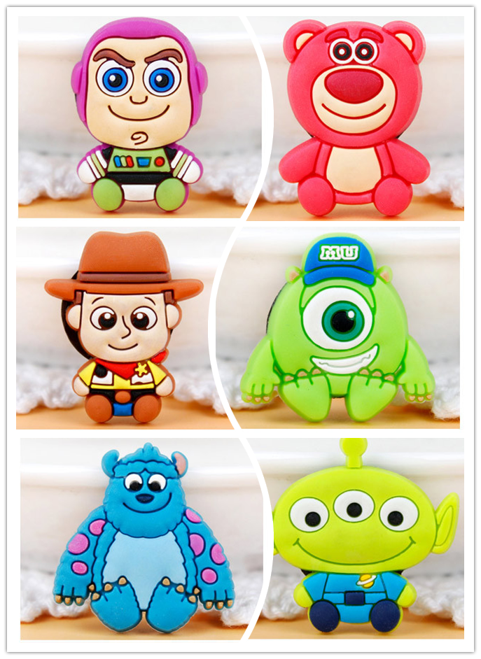 6PCS Toy Princes FRIDGE MAGNET Kids Memo Party Bag Fillers Board 3D Action Figures Gift Refrigerator sticker(Toy Story