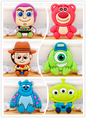 6PCS Toy Princes FRIDGE MAGNET Kids Memo Party Bag Fillers Board 3D Action Figures Gift Refrigerator sticker(Toy Story