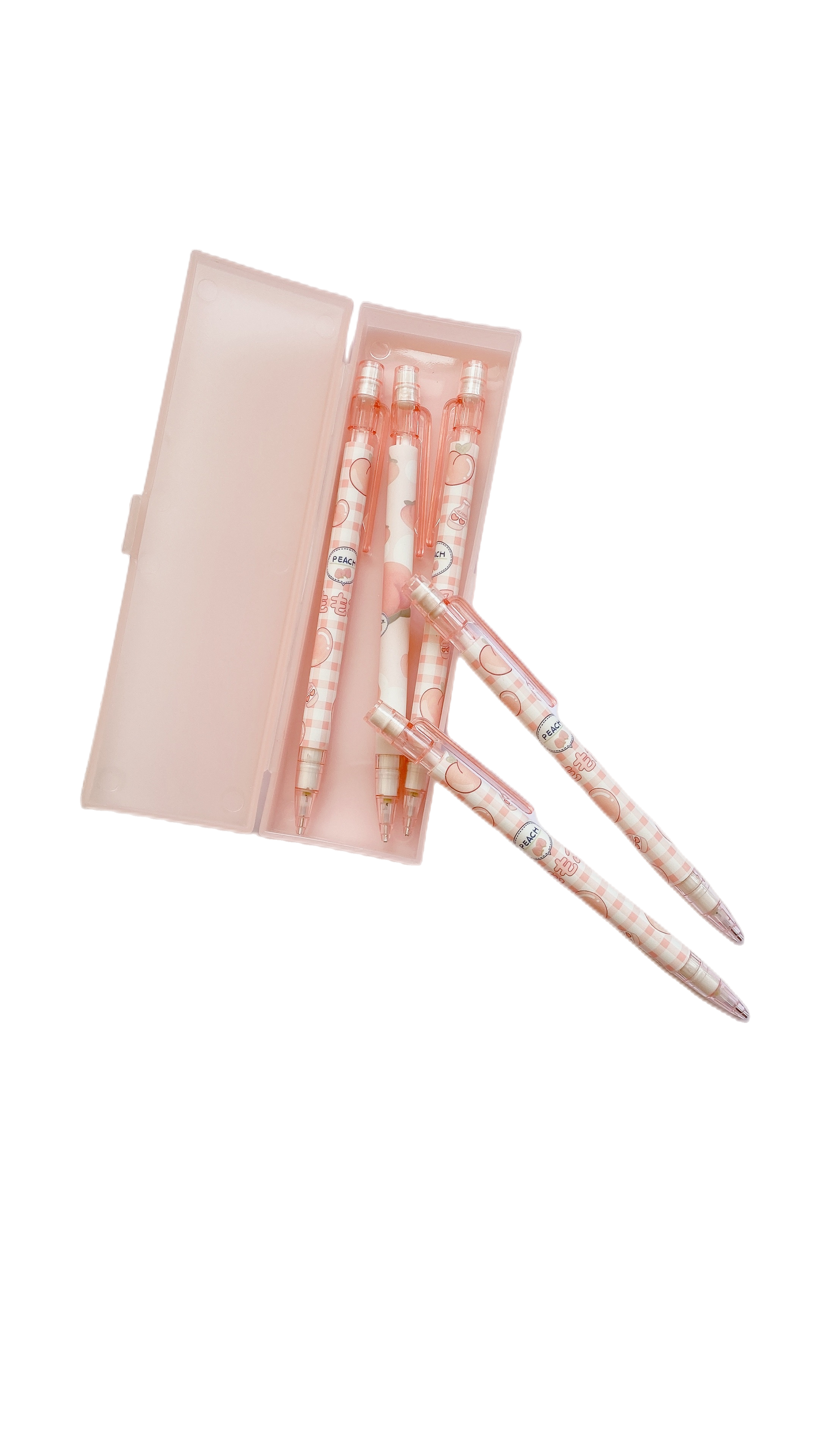 5 Pieces Mechanical Automatic Pencil Set 0.5 mm and one pencil case for Office School Stationary Party Favour Bag Fillers Gift Set