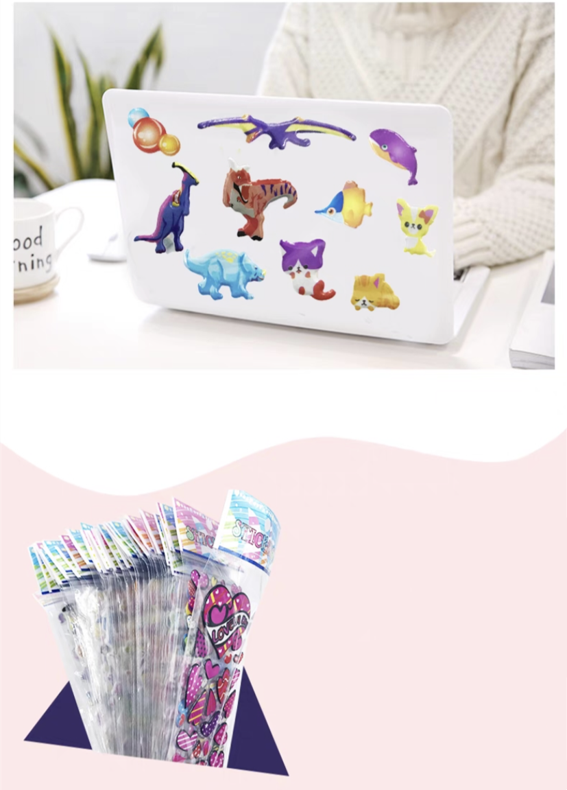 24 Sheets Kids Toddlers 3D Princess Spider Aven Puffy Stickers Party Bag Fillers Boys Girls Teachers as Reward Craft Scrapbooking Animals Trucks Airplane(Princess)