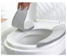 Bathroom Toilet Seat Closestool Washable Soft Warmer Mat Cover Pad Cushion Cover