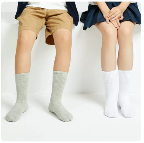 6 Pairs School Uniform Boys Girls Childrens Kids rich cotton plain sports ankle Socks Infant