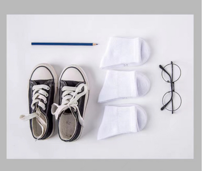 6 Pairs School Uniform Boys Girls Childrens Kids rich cotton plain sports ankle Socks Infant