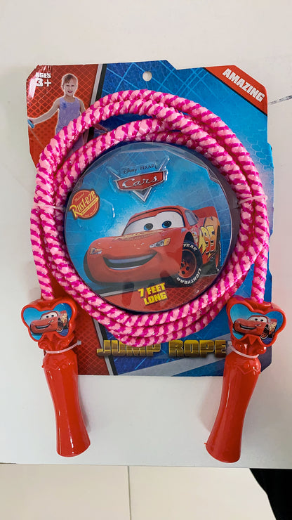 Skipping Rope Princess Superhero Kids Girls Boys Jump Rope Cotton Skipping Adjustable Rope Outdoor Exercise