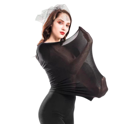 Women Ladies Thermal Underwear Set Soft Winter Warm Large Elasticity Special heat self body shaping Base Layer Tops & Leggings (Black, L(UK6-UK14))