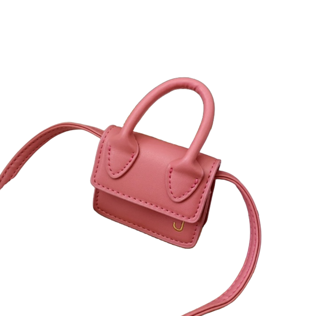 Shoulder Bag Girls Kids Children Handbags Portable Mini Coin Purse Messenger Crossbody Bag PU Mini Flip Bag Makeup Accessories Bags Gift Travel Holiday little small 9 * 4 * 13