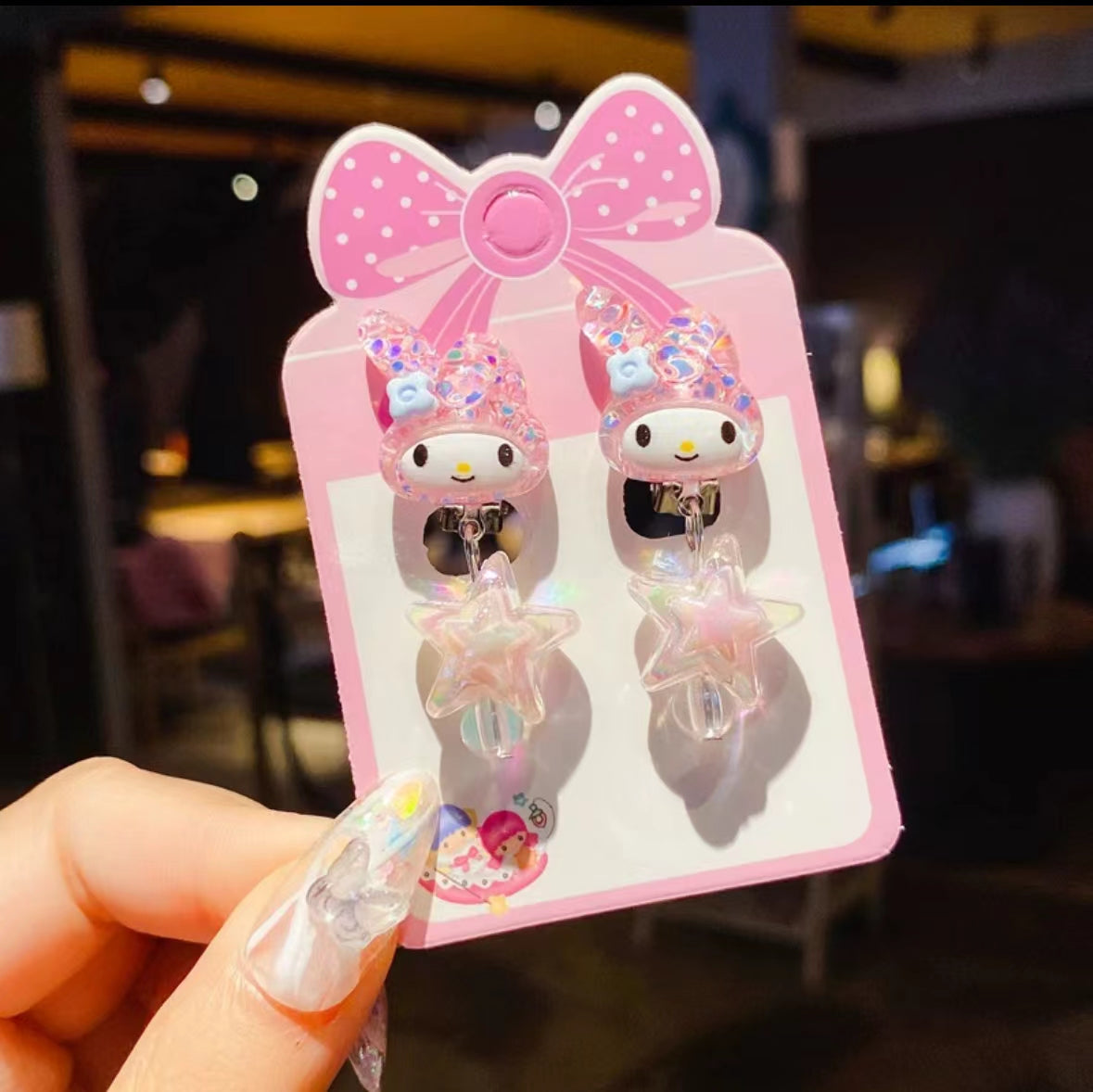 3 Pairs kids Clip On Earrings for Girls Cute Earrings No Pierced Princess Play Girls Dress Up Jewelry Set for Kids