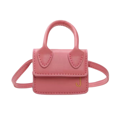 Shoulder Bag Girls Kids Children Handbags Portable Mini Coin Purse Messenger Crossbody Bag PU Mini Flip Bag Makeup Accessories Bags Gift Travel Holiday little small 9 * 4 * 13