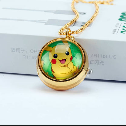Nurse Watch Princess Spiderman Mermaid Elsa Kids Girls Boys Pocket Watch, Quartz with Chain, Vintage Roman Numerals Stylish Pocket Watch for Birthday Gift