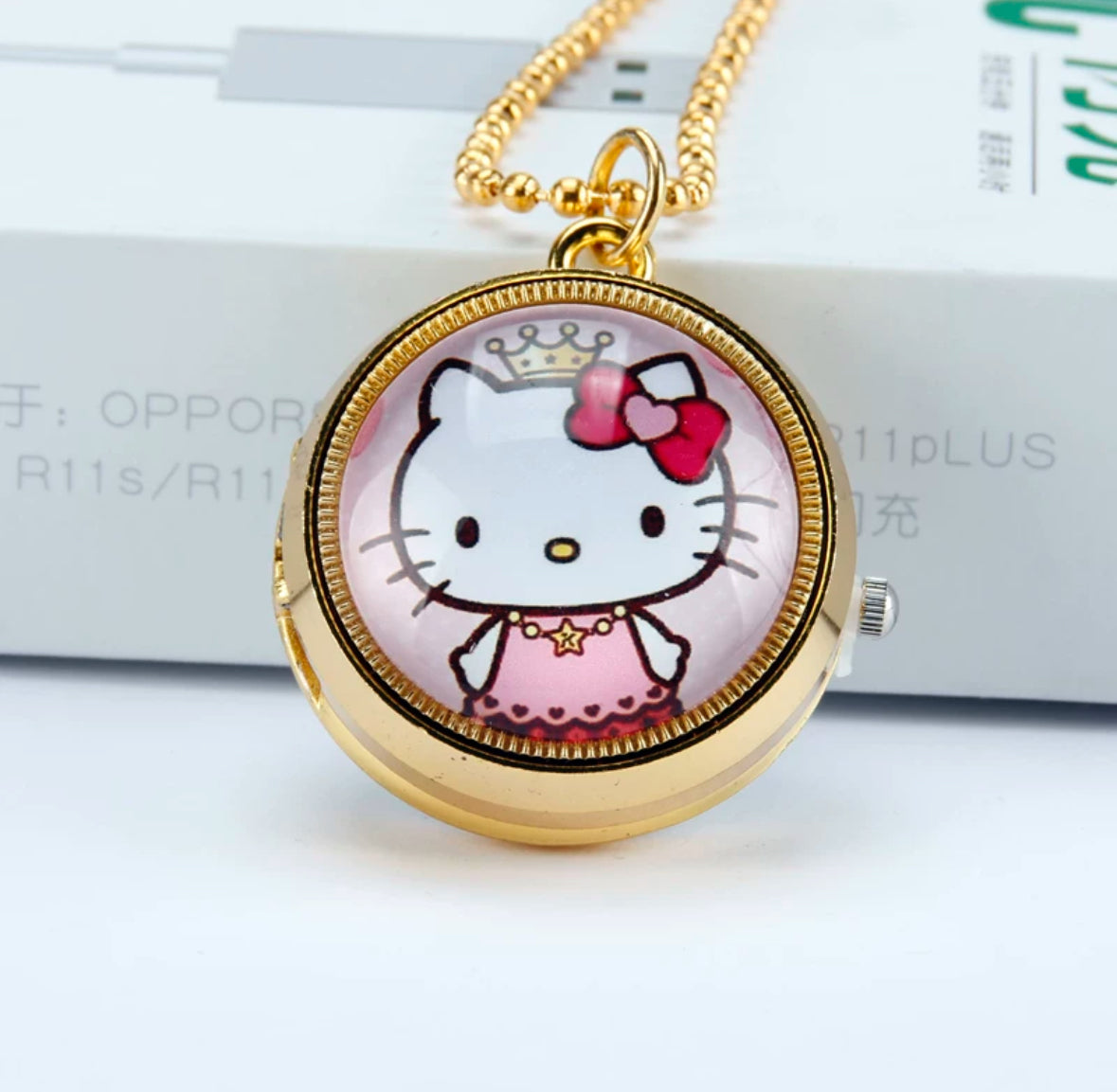 Nurse Watch Princess Spiderman Mermaid Elsa Kids Girls Boys Pocket Watch, Quartz with Chain, Vintage Roman Numerals Stylish Pocket Watch for Birthday Gift
