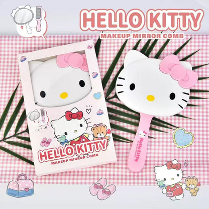 2 Pcs Girls Hair Brush Set, Fine Tooth Detangle Comb and Brush, Cute Travel Hairbrush for Girls Women Wet Dry Hair Curl Straight Styling