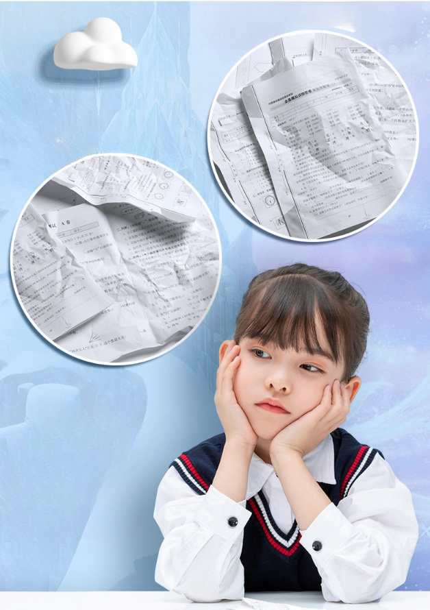 A4 Expanding File Organiser, 13 Compartment Large Capacity Document Folder, Accordion Document Organizer with Colourful Label Tabs, Handle, Office School (Frozen, A4)