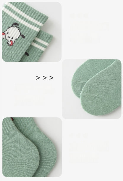 5 Pairs Toddlers Boys Kids heros Costume cotton Infant Ankle Socks 1-5 Years