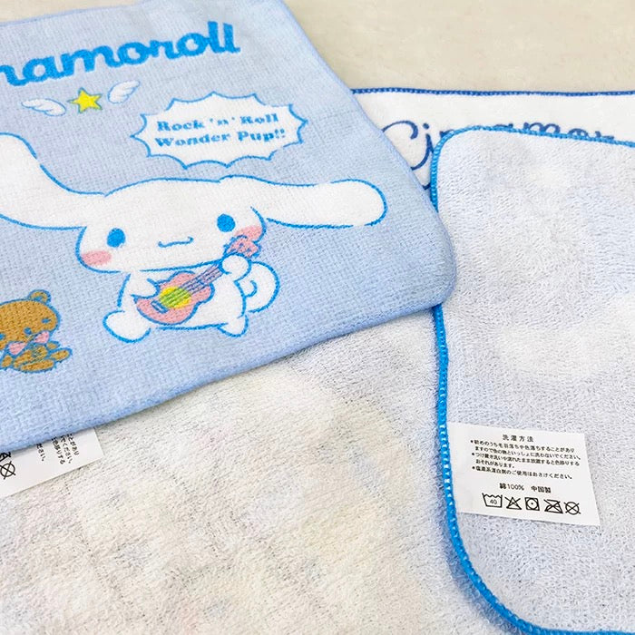 5 Pcs Soft Kids Washcloth Towels with Princess Mermaid Spider , Multicolor Children's boys girls Facial Hand Towel, Cotton Baby Face Washer Hand Towels 15 x 15 CM（Kuromi）