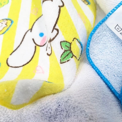 5 Pcs Soft Kids Washcloth Towels with Princess Mermaid Spider , Multicolor Children's boys girls Facial Hand Towel, Cotton Baby Face Washer Hand Towels 15 x 15 CM（Kuromi）