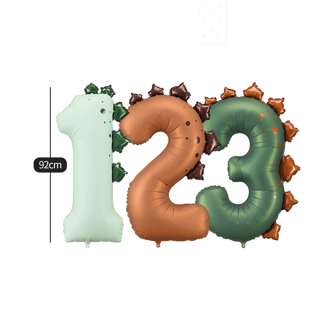 40'' Dinosaur Number with Bow Balloon, Self Inflating Foil Light Pink Set 0-9, Pastel Pink Helium Balloon for Girls Birthday Party Decorations Anniversary Supplies (Dinosaur, Number 1)