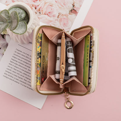 Kids Girls Women Wallet Cute Trifold Wallet with Coin Purse Card Slots with Zip Pockets Gifts PU Leather